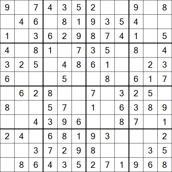 Butterfly Sudoku - Einfach