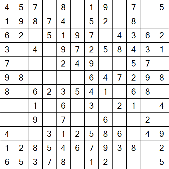 Butterfly Sudoku - Einfach