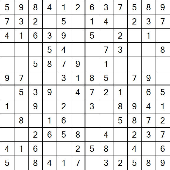 Butterfly Sudoku - Einfach