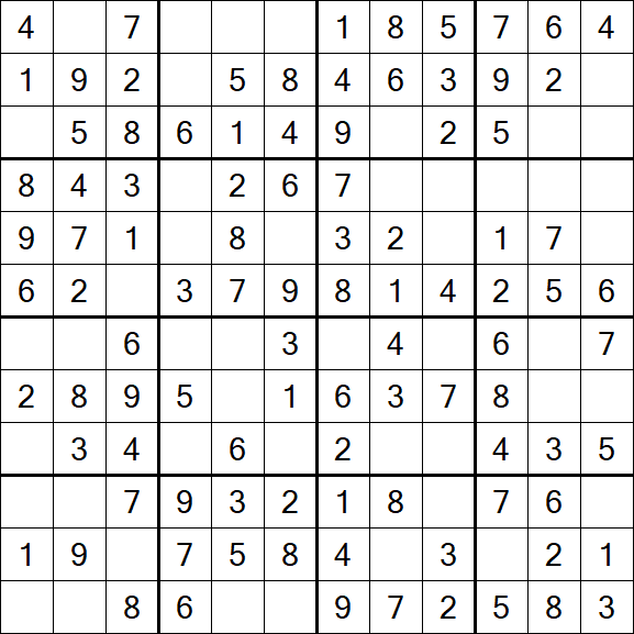 Butterfly Sudoku - Einfach