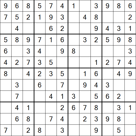 Butterfly Sudoku - Easy
