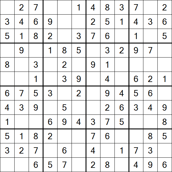 Butterfly Sudoku - Easy
