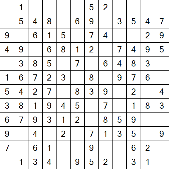 Butterfly Sudoku - Easy
