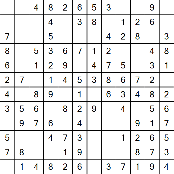 Butterfly Sudoku - Easy