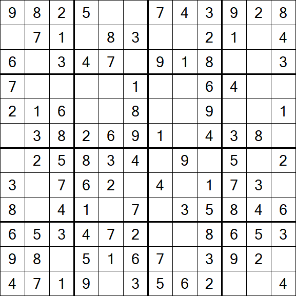 Butterfly Sudoku - Easy