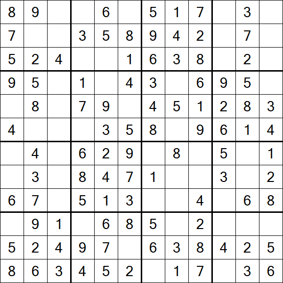 Butterfly Sudoku - Easy