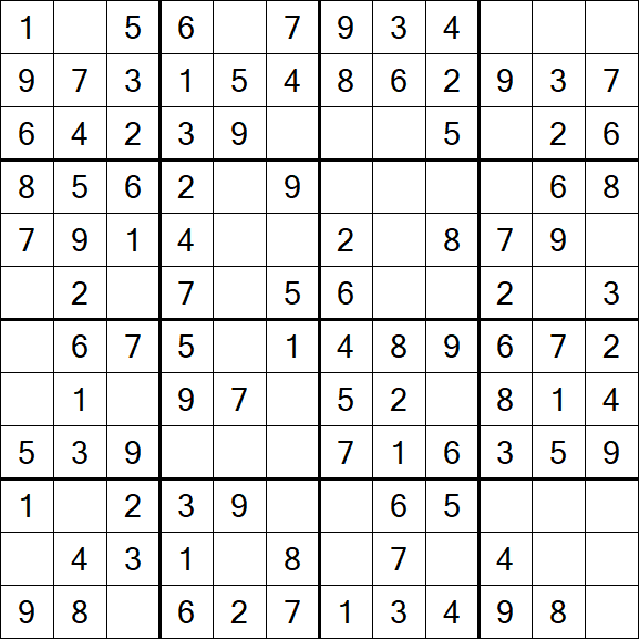 Butterfly Sudoku - Easy