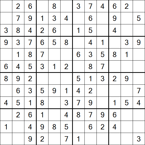 Butterfly Sudoku - Easy