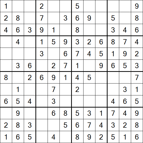 Butterfly Sudoku - Easy