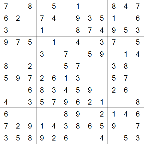 Butterfly Sudoku - Easy