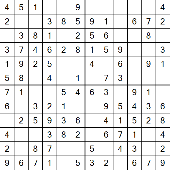 Butterfly Sudoku - Easy