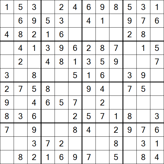Butterfly Sudoku - Easy