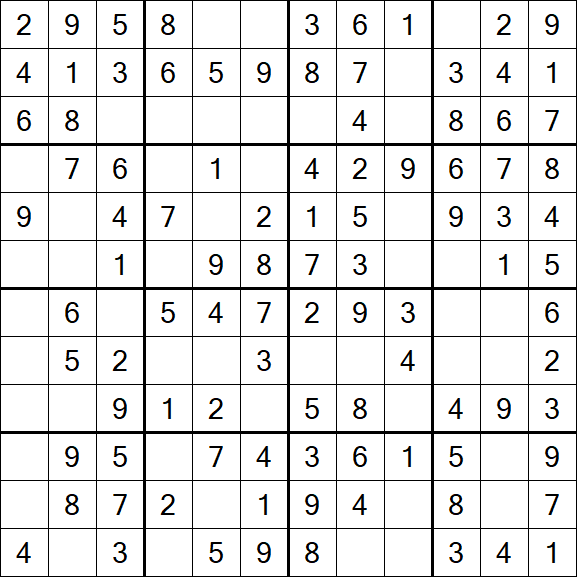 Butterfly Sudoku - Easy