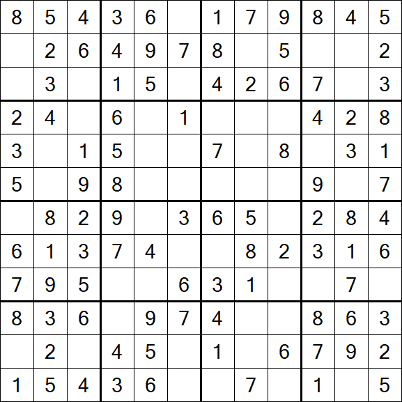 Butterfly Sudoku - Easy