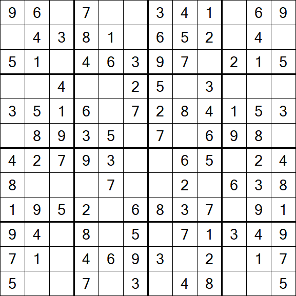 Butterfly Sudoku - Easy