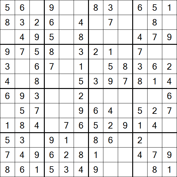 Butterfly Sudoku - Easy