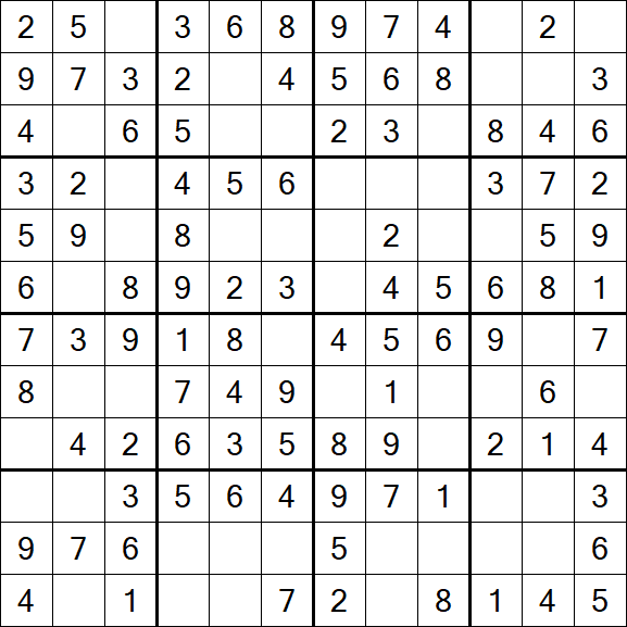 Butterfly Sudoku - Easy
