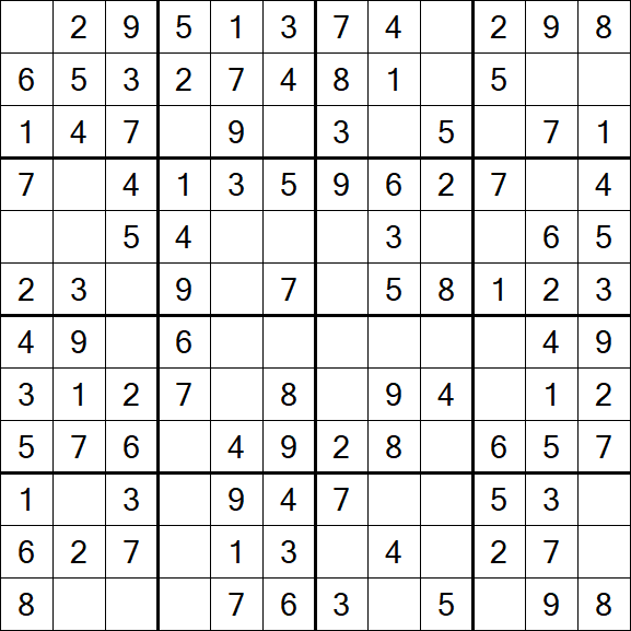 Butterfly Sudoku - Einfach