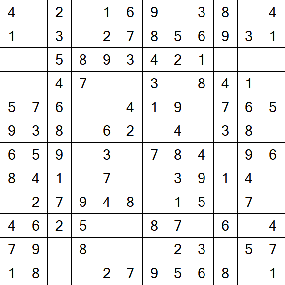 Butterfly Sudoku - Einfach