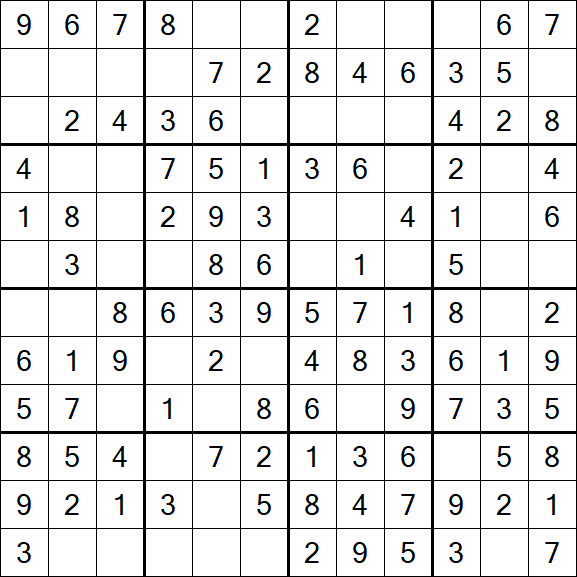 Butterfly Sudoku - Einfach