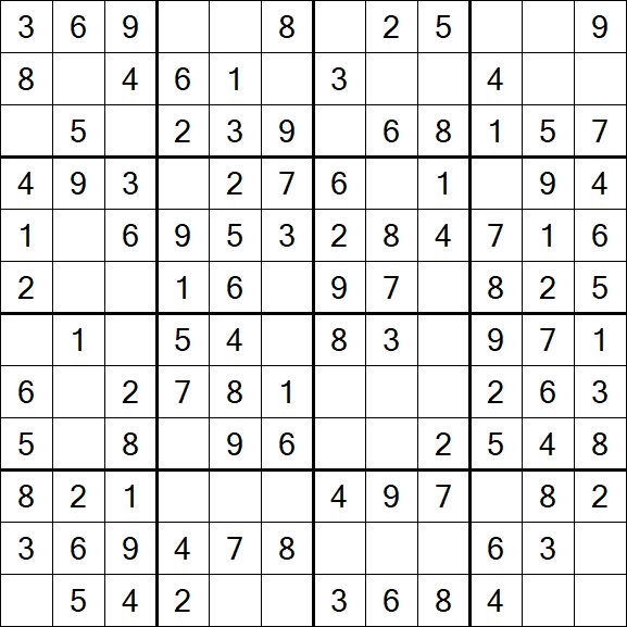 Butterfly Sudoku - Einfach