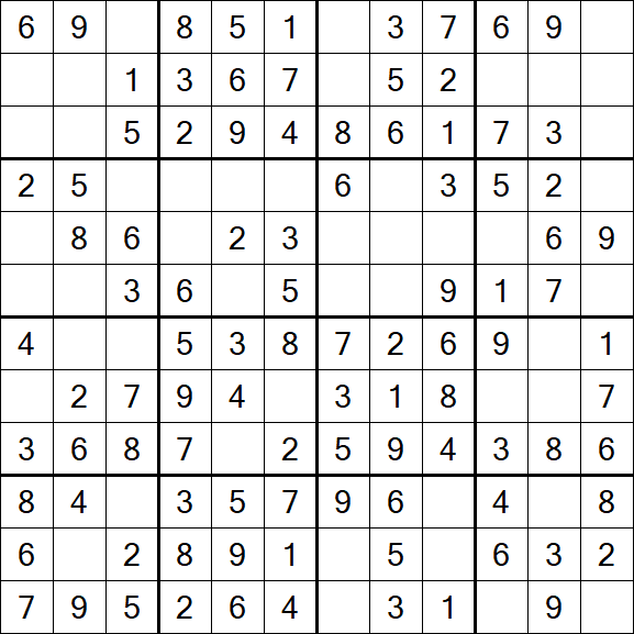 Butterfly Sudoku - Easy