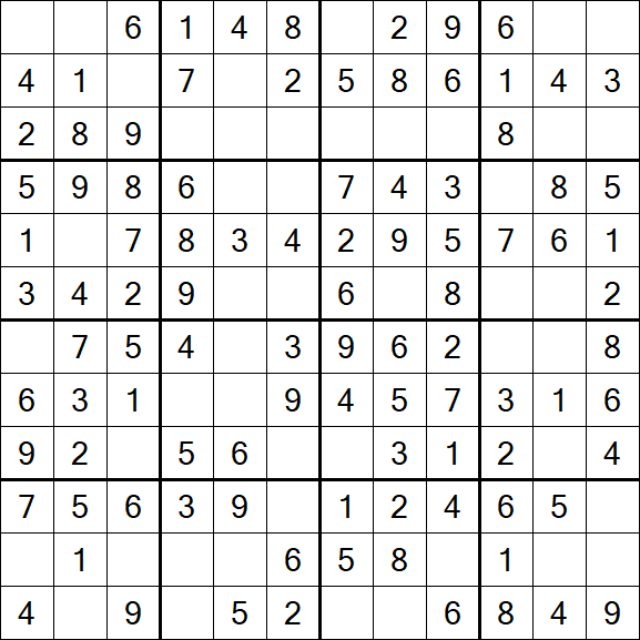 Butterfly Sudoku - Einfach