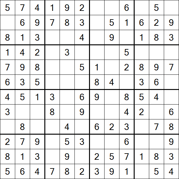 Butterfly Sudoku - Einfach