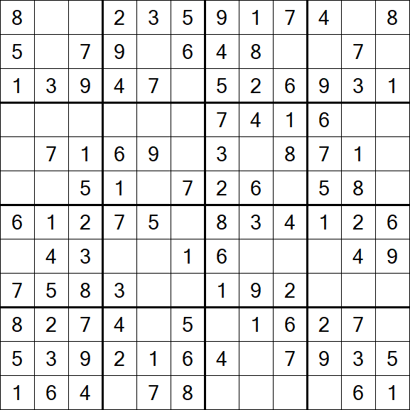 Butterfly Sudoku - Fácil