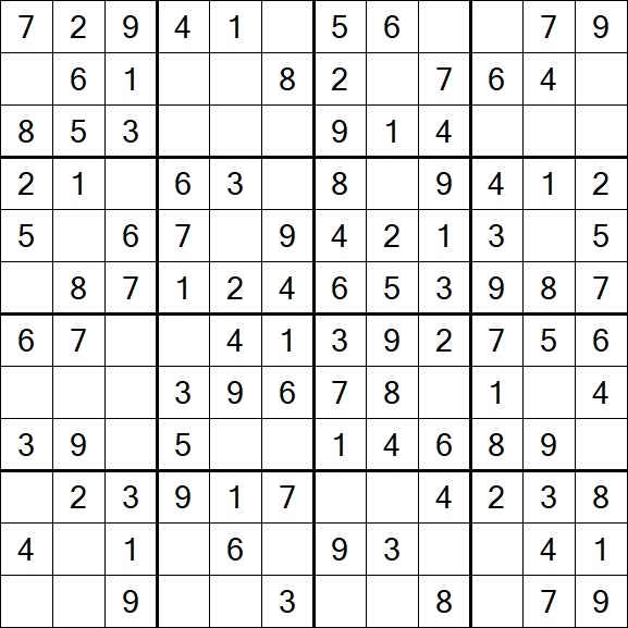 Butterfly Sudoku - Fácil