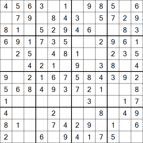 Butterfly Sudoku - Fácil