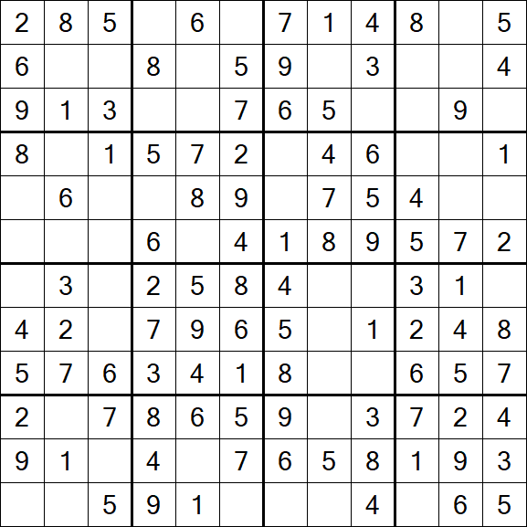 Butterfly Sudoku - Fácil