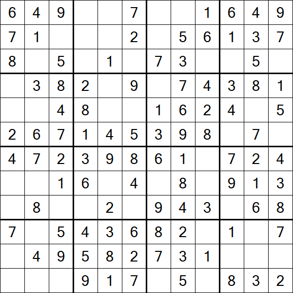 Butterfly Sudoku - Fácil