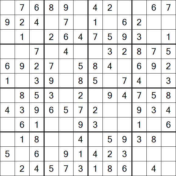 Butterfly Sudoku - Fácil