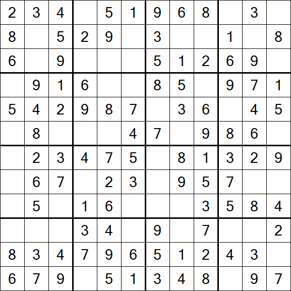 Butterfly Sudoku - Fácil