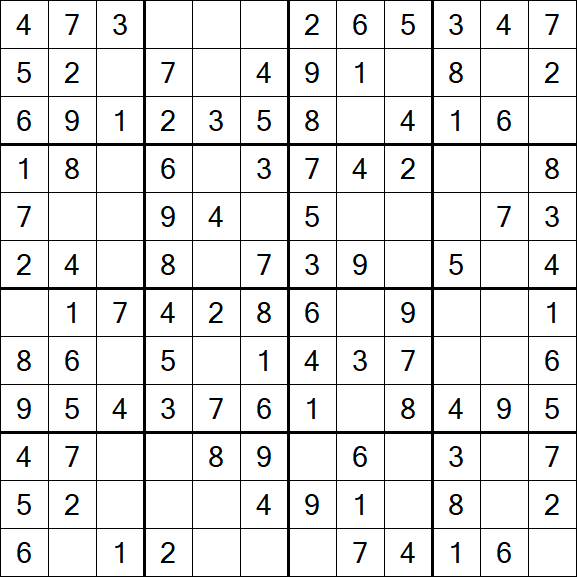 Butterfly Sudoku - Fácil