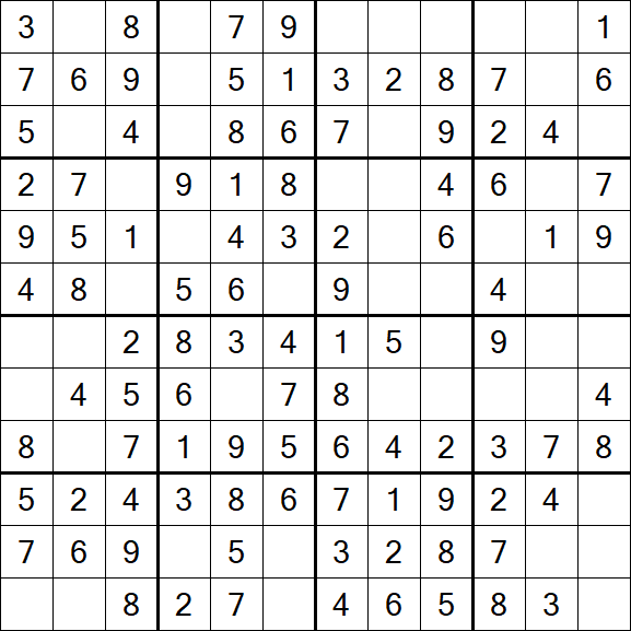 Butterfly Sudoku - Fácil