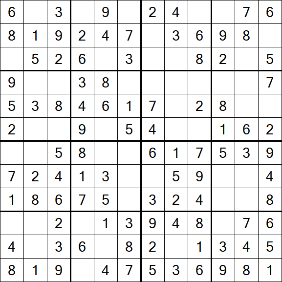 Butterfly Sudoku - Fácil
