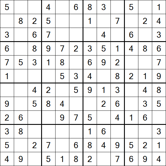Butterfly Sudoku - Fácil