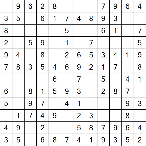 Butterfly Sudoku - Fácil
