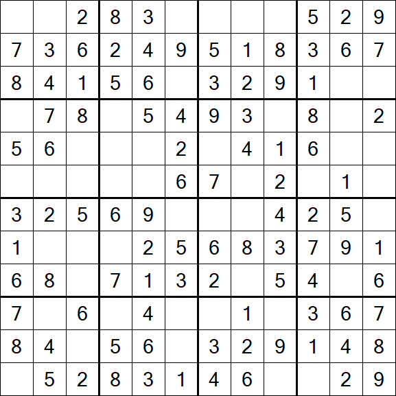 Butterfly Sudoku - Fácil