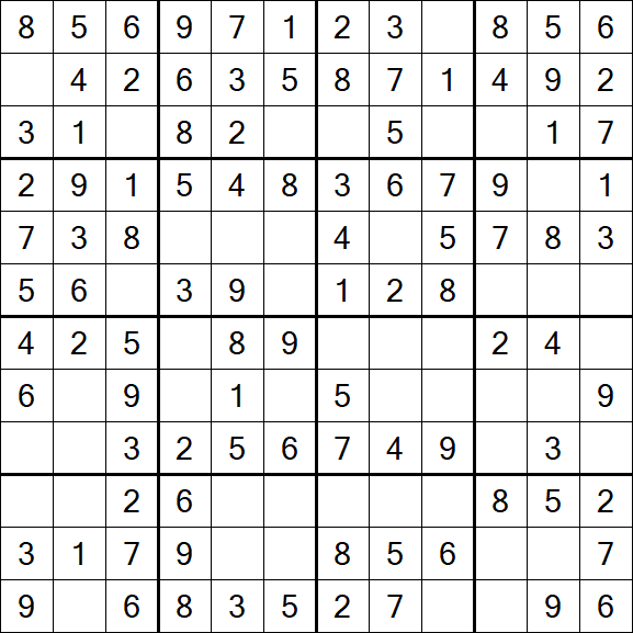 Butterfly Sudoku - Fácil