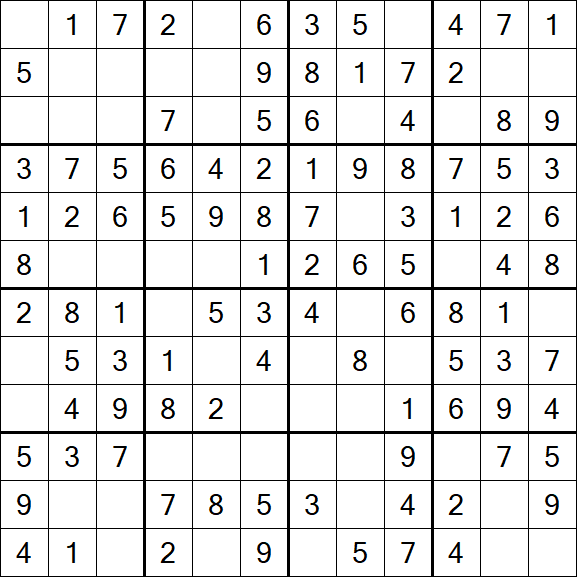 Butterfly Sudoku - Fácil