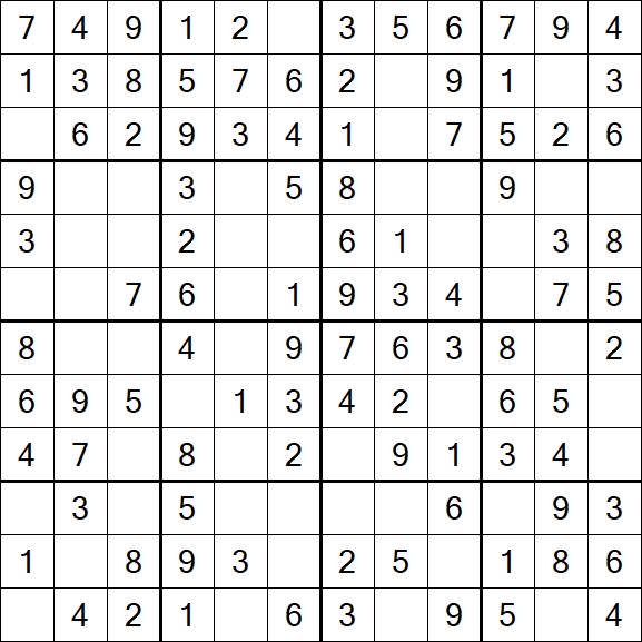 Butterfly Sudoku - Easy