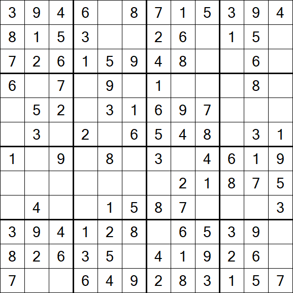 Butterfly Sudoku - Fácil
