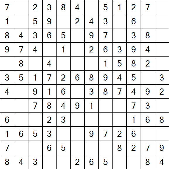 Butterfly Sudoku - Einfach