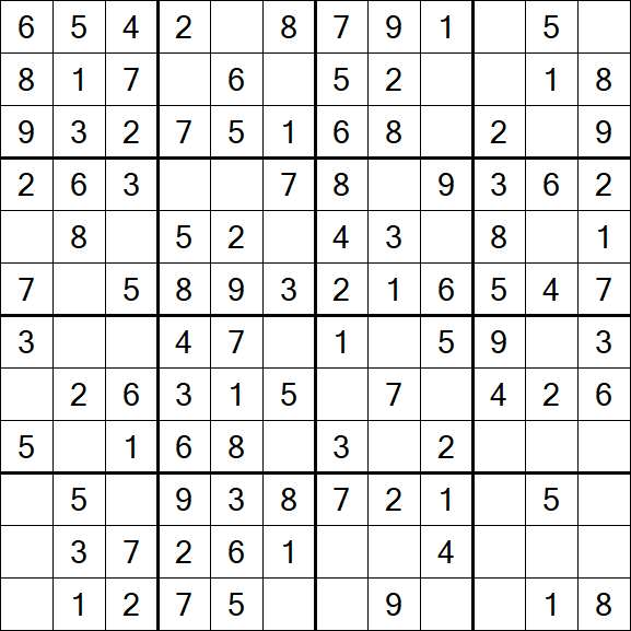 Butterfly Sudoku - Einfach