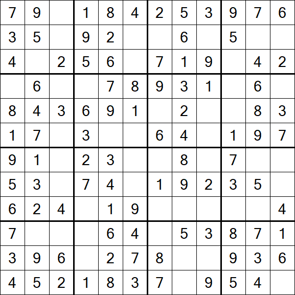 Butterfly Sudoku - Einfach