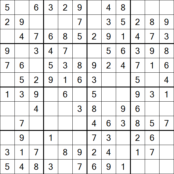 Butterfly Sudoku - Einfach