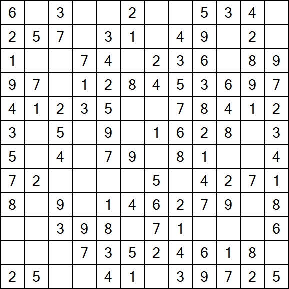 Butterfly Sudoku - Fácil